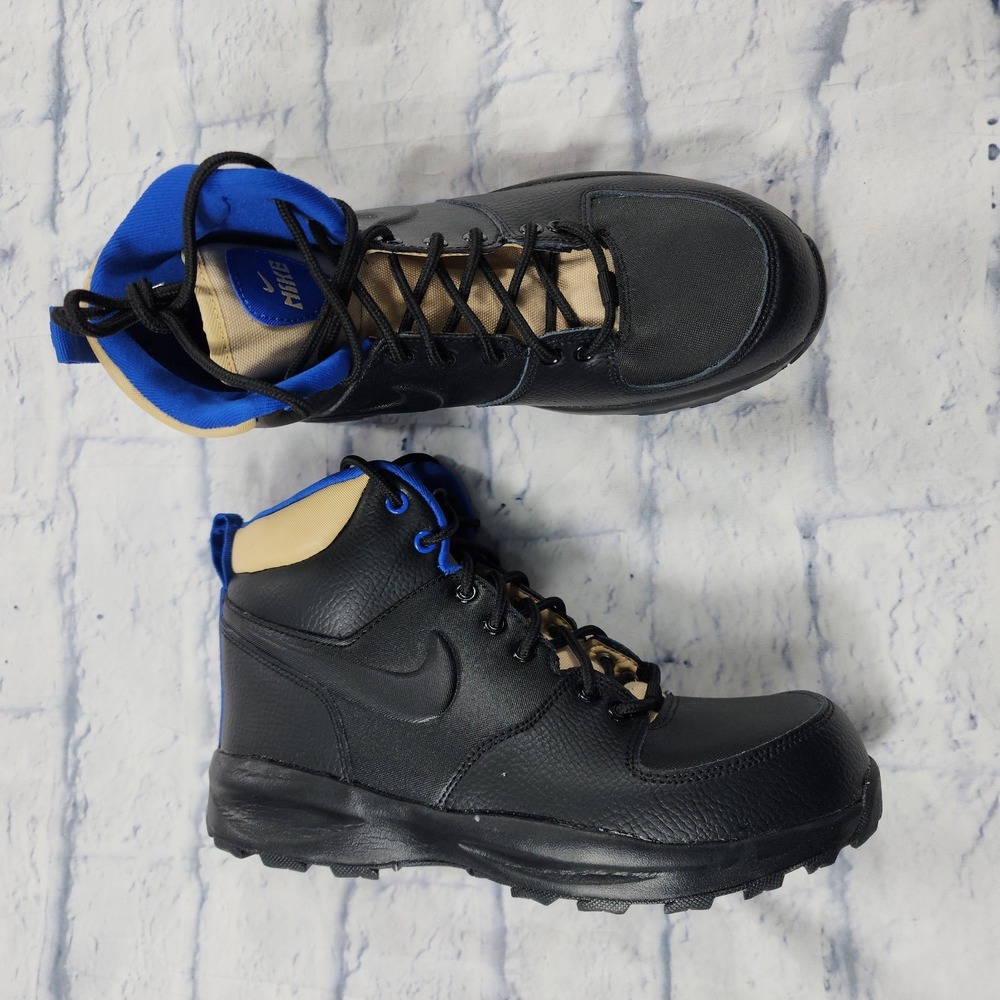 Nike Boots YOUTH SIZE 6.5Y WOMENS 8 Manoa LTR Black Sesame Game Royal BQ5372 003